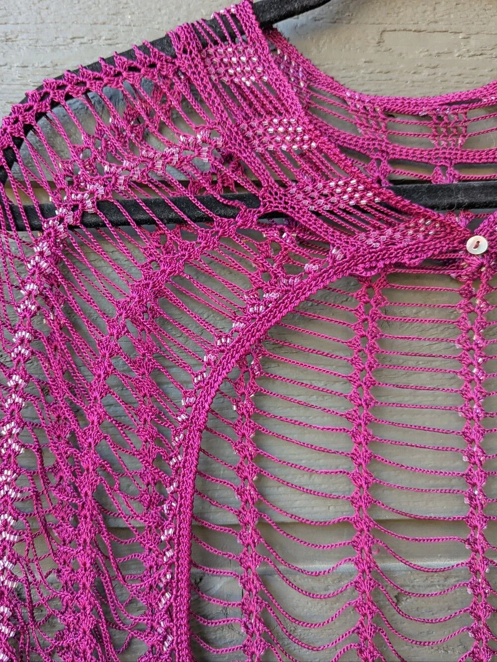 Handmade magenta pink